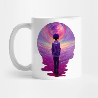 Near death experience under the tunnel paintings Mug